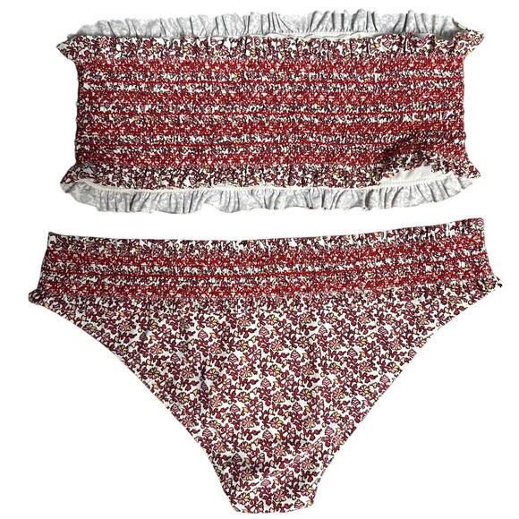 Tory Burch Costa‎ Bikini Set Wild Pansy Mini Size Large - Picture 5 of 13